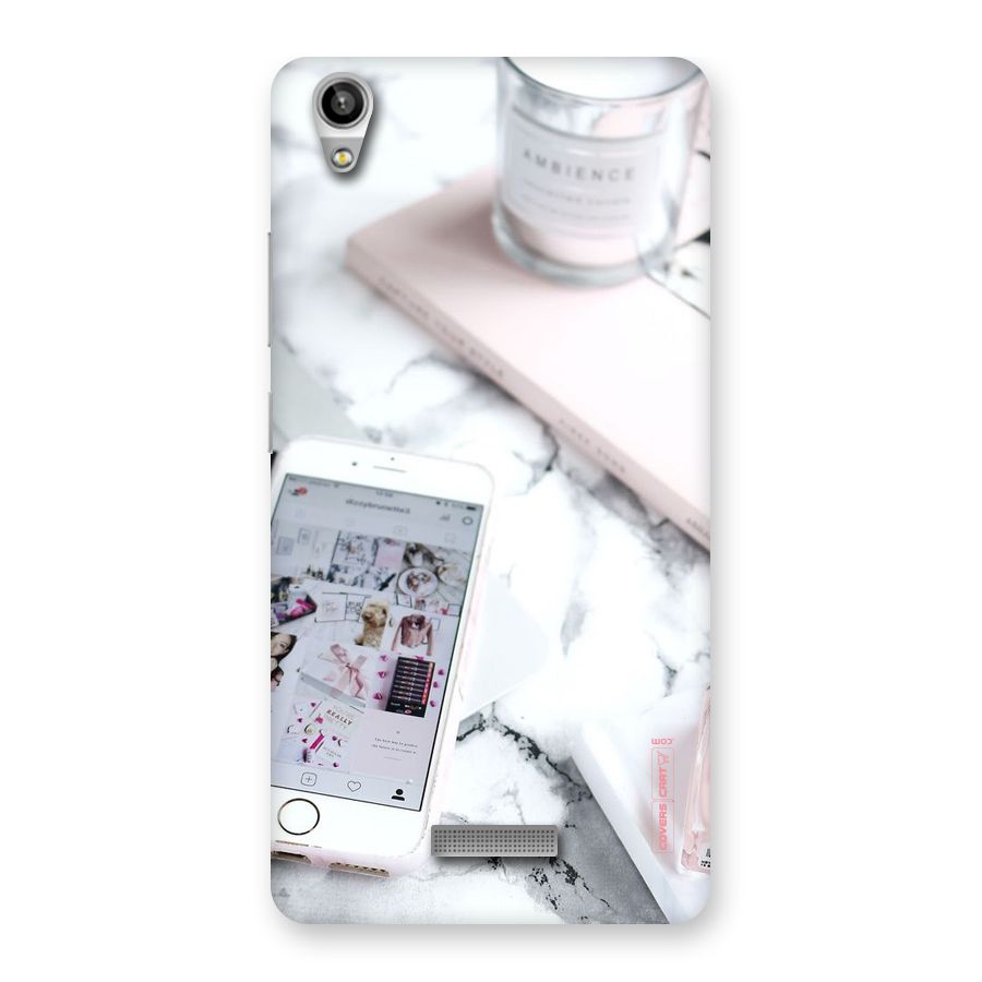 Make Up And Phone Back Case for Lava-Pixel-V1
