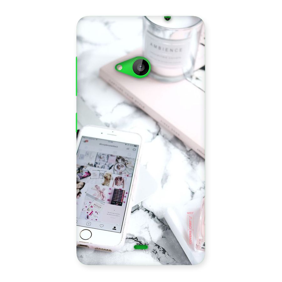 Make Up And Phone Back Case for Lumia 535
