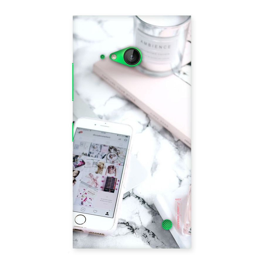 Make Up And Phone Back Case for Lumia 730