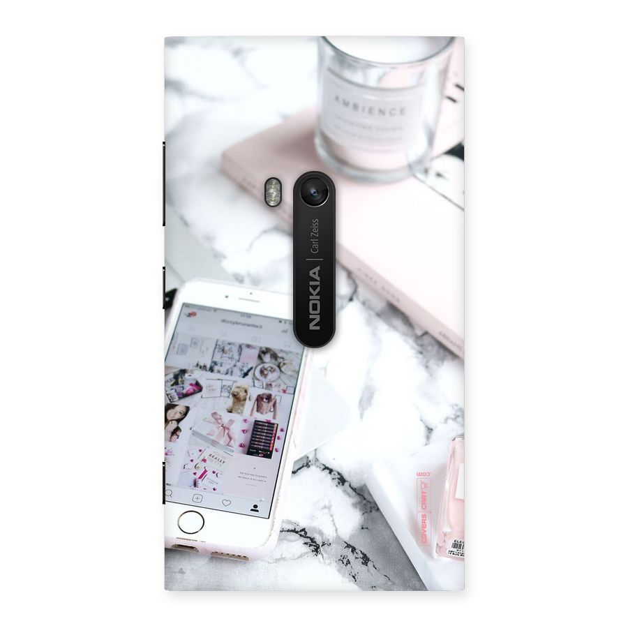 Make Up And Phone Back Case for Lumia 920