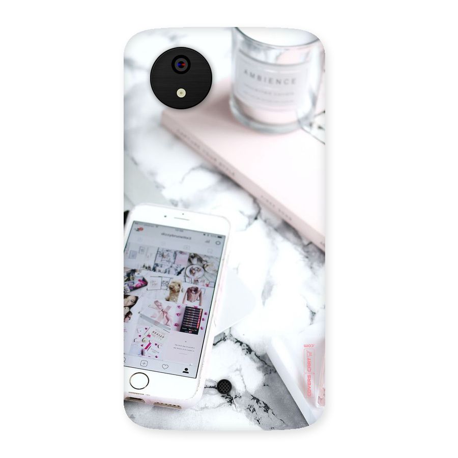 Make Up And Phone Back Case for Micromax Canvas A1