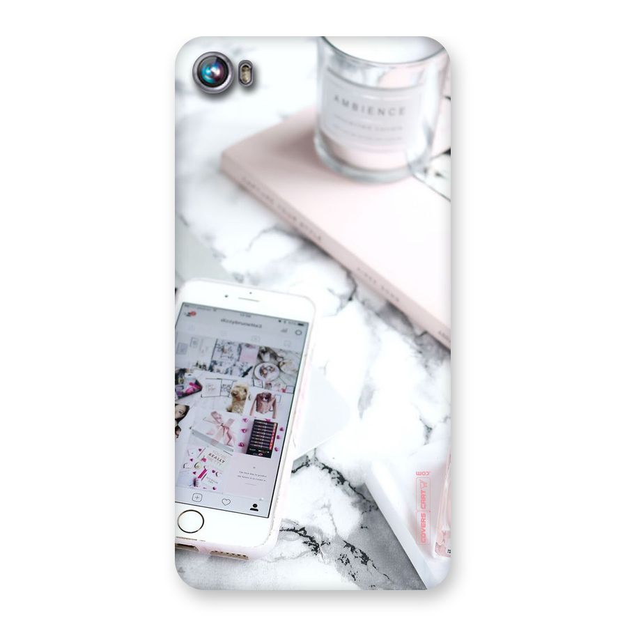 Make Up And Phone Back Case for Micromax Canvas Fire 4 A107