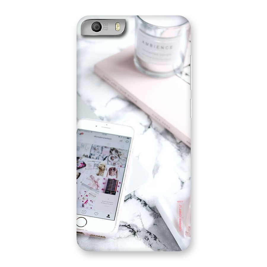 Make Up And Phone Back Case for Micromax Canvas Knight 2