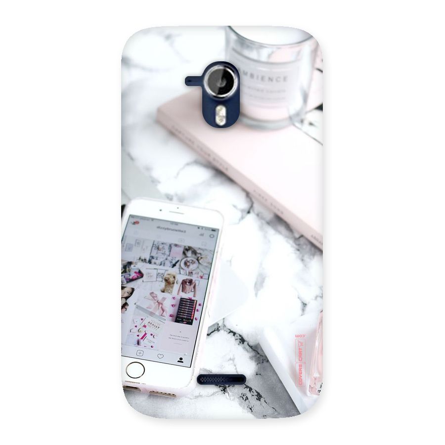 Make Up And Phone Back Case for Micromax Canvas Magnus A117