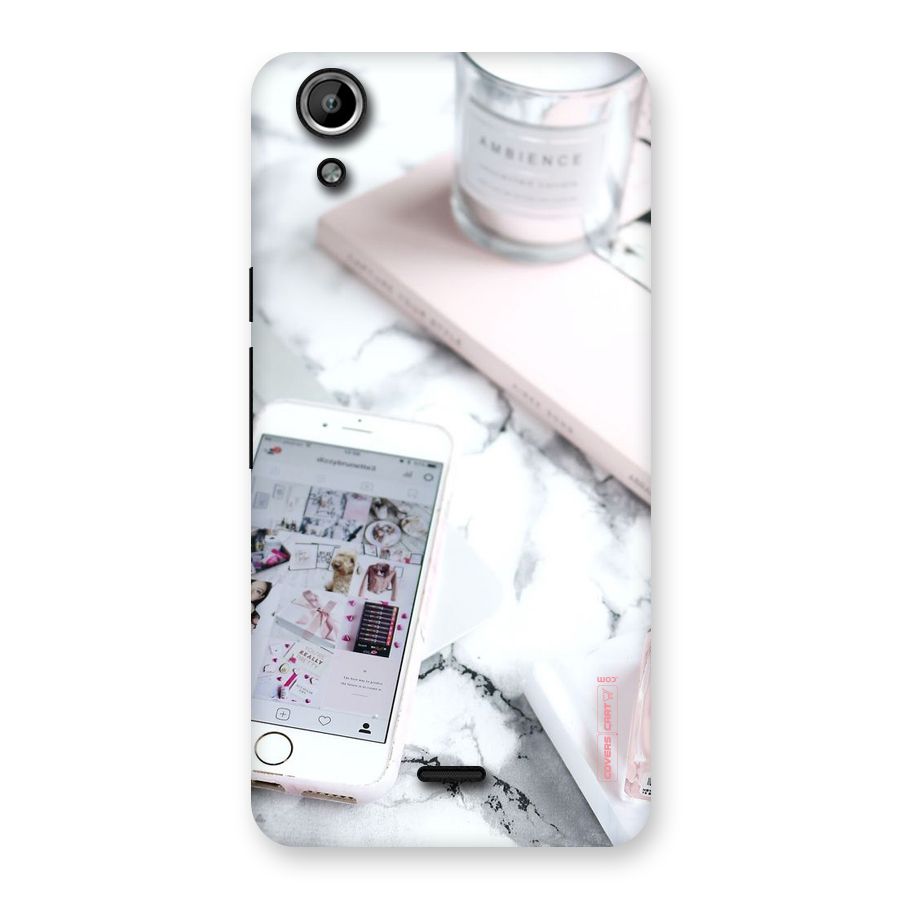 Make Up And Phone Back Case for Micromax Canvas Selfie Lens Q345