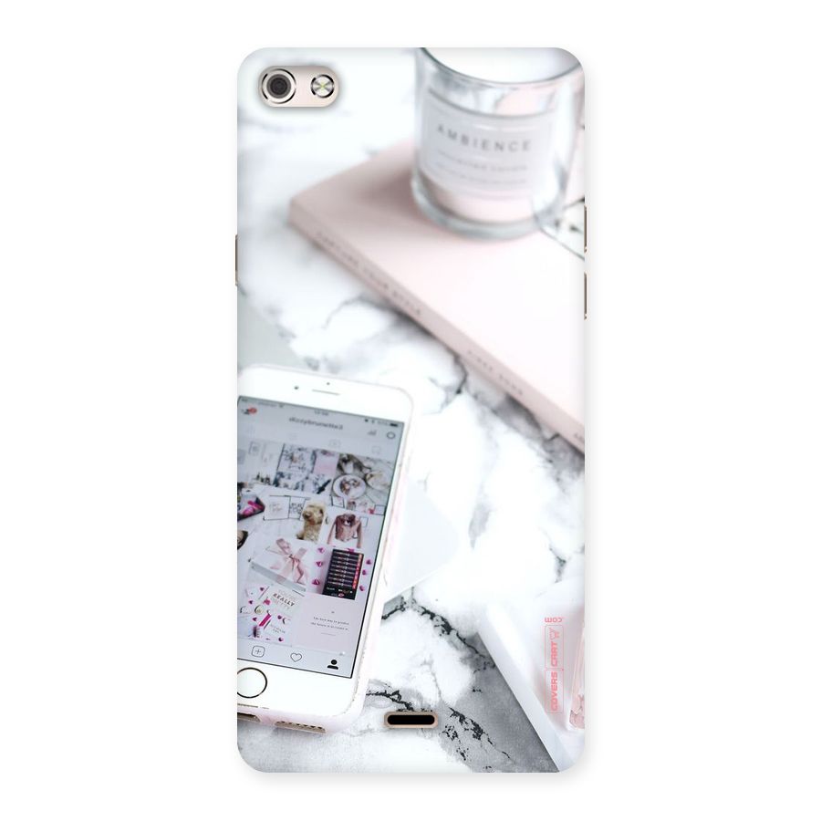 Make Up And Phone Back Case for Micromax Canvas Silver 5
