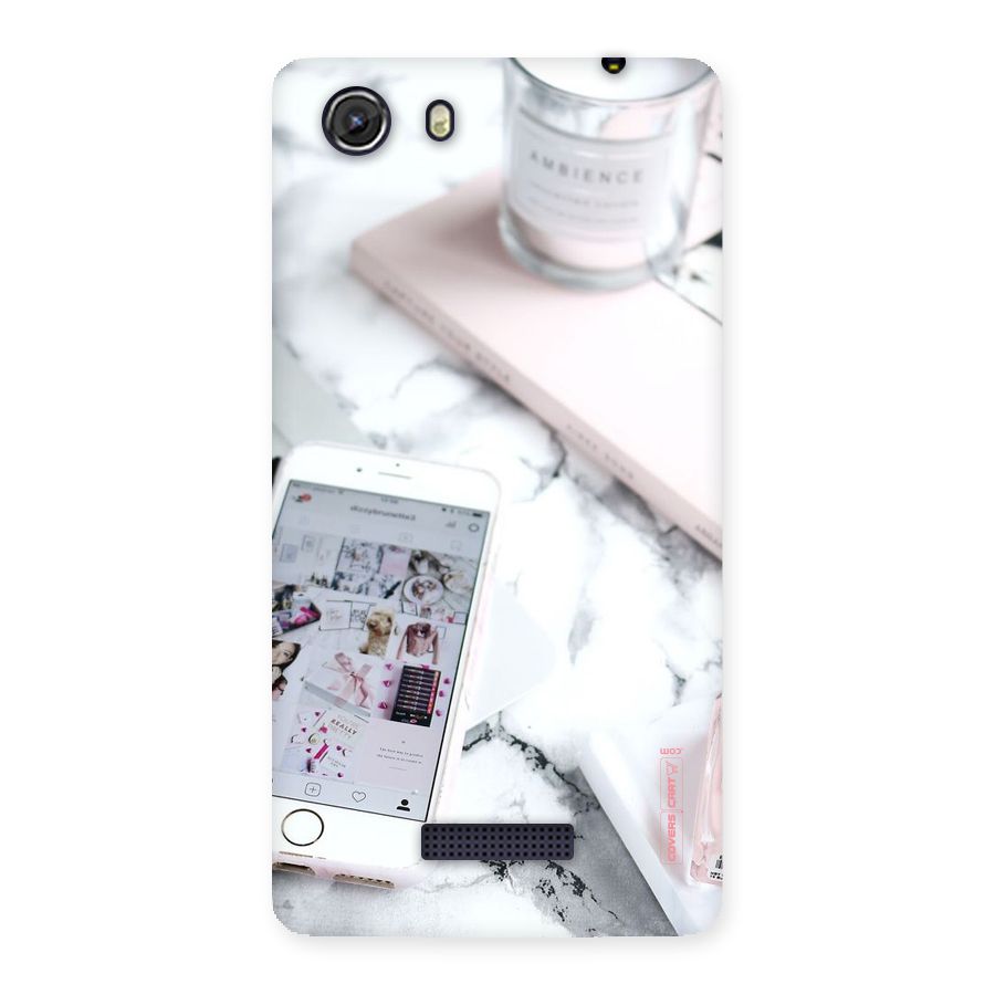 Make Up And Phone Back Case for Micromax Unite 3