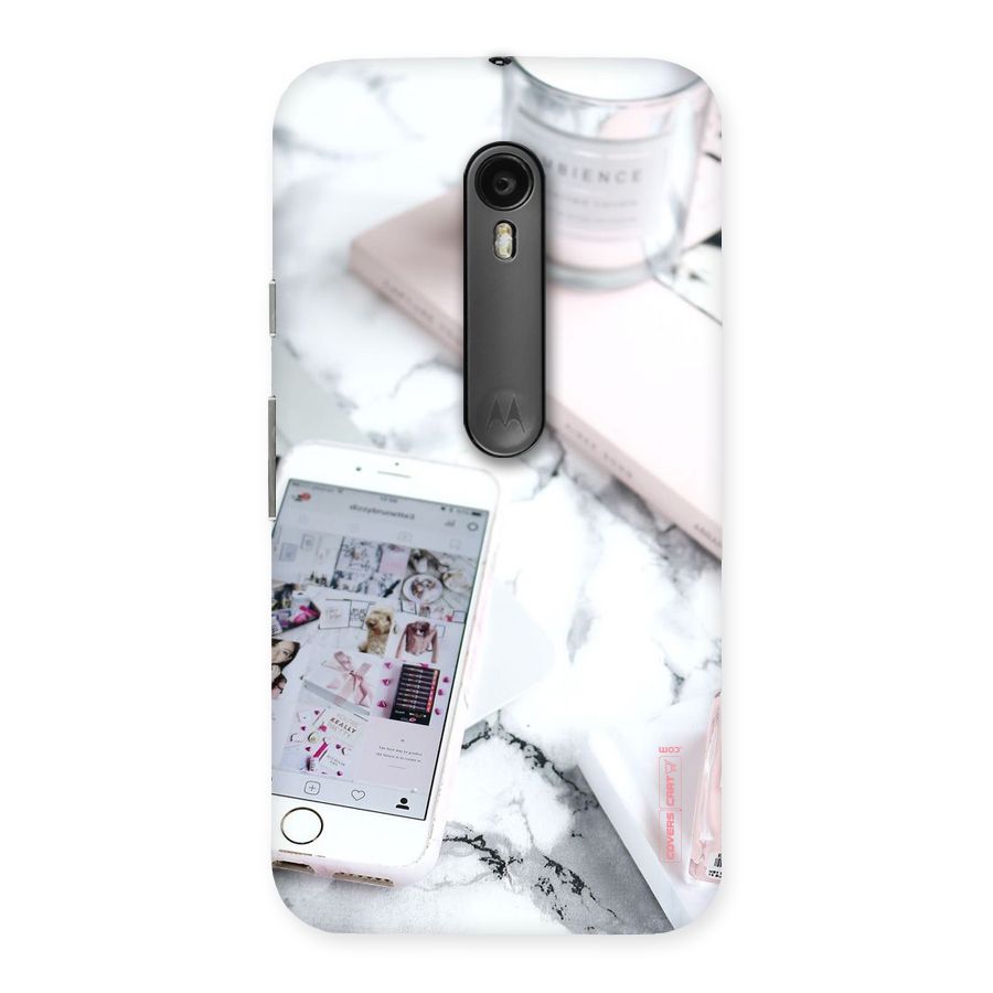 Make Up And Phone Back Case for Moto G3