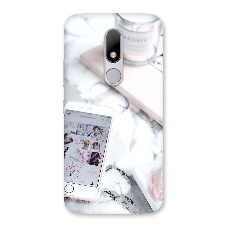 Make Up And Phone Back Case for Moto M