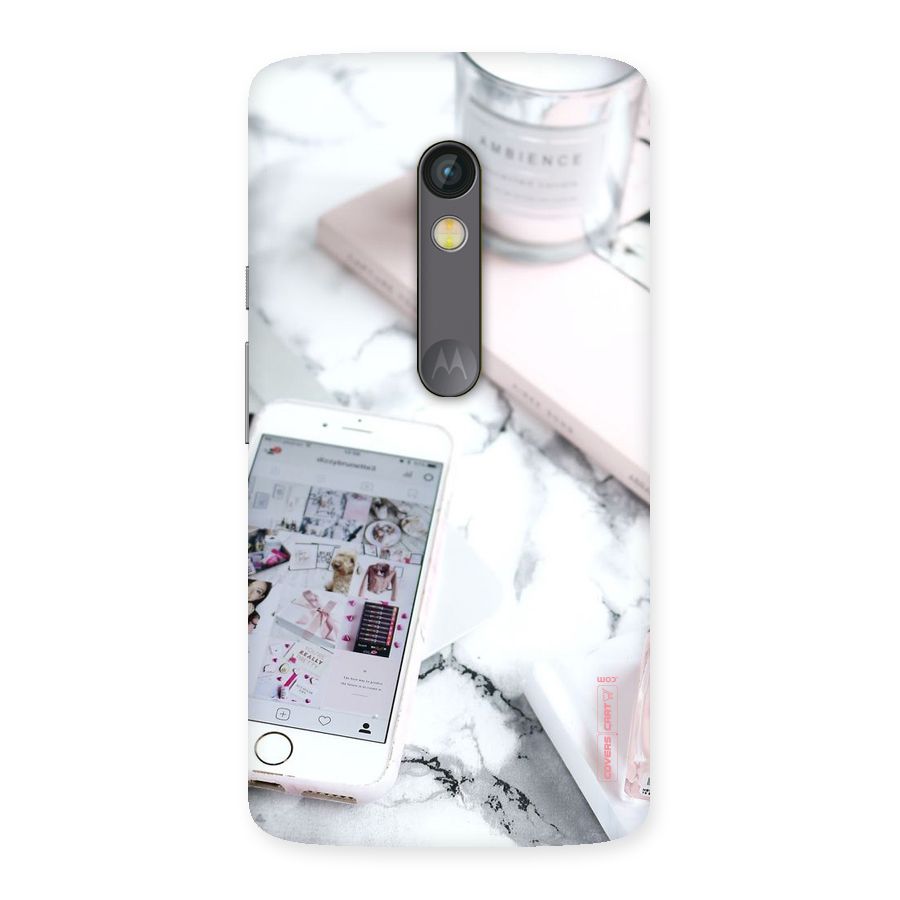 Make Up And Phone Back Case for Moto X Play
