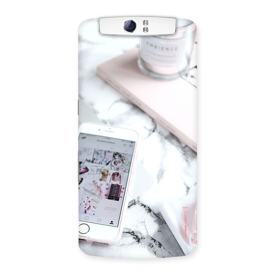 Make Up And Phone Back Case for Oppo N1