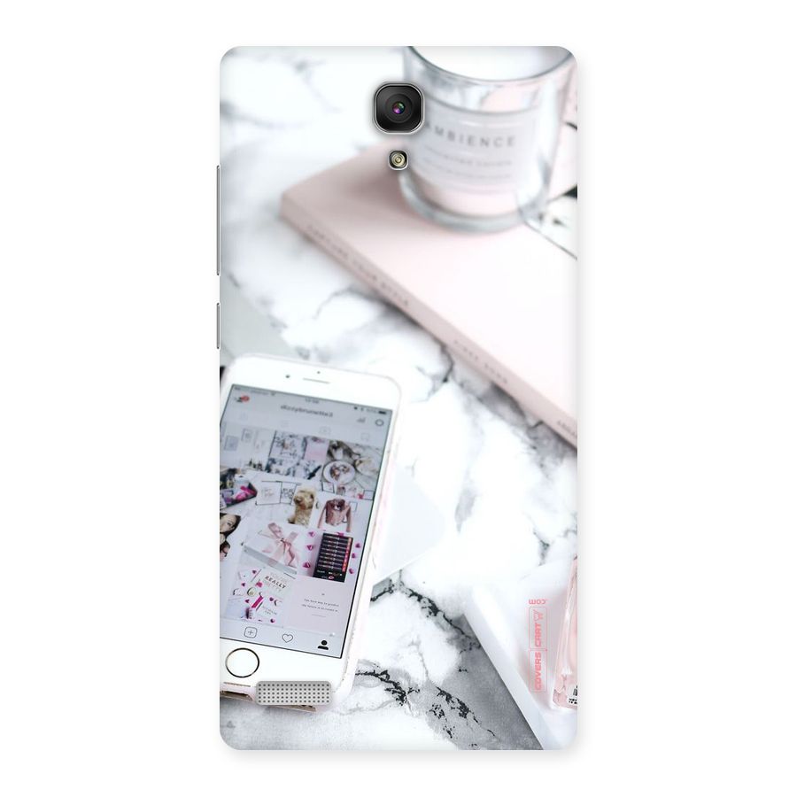 Make Up And Phone Back Case for Redmi Note