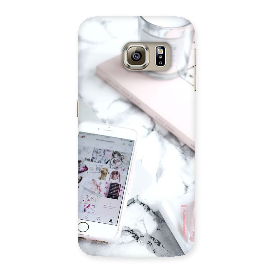 Make Up And Phone Back Case for Samsung Galaxy S6 Edge Plus