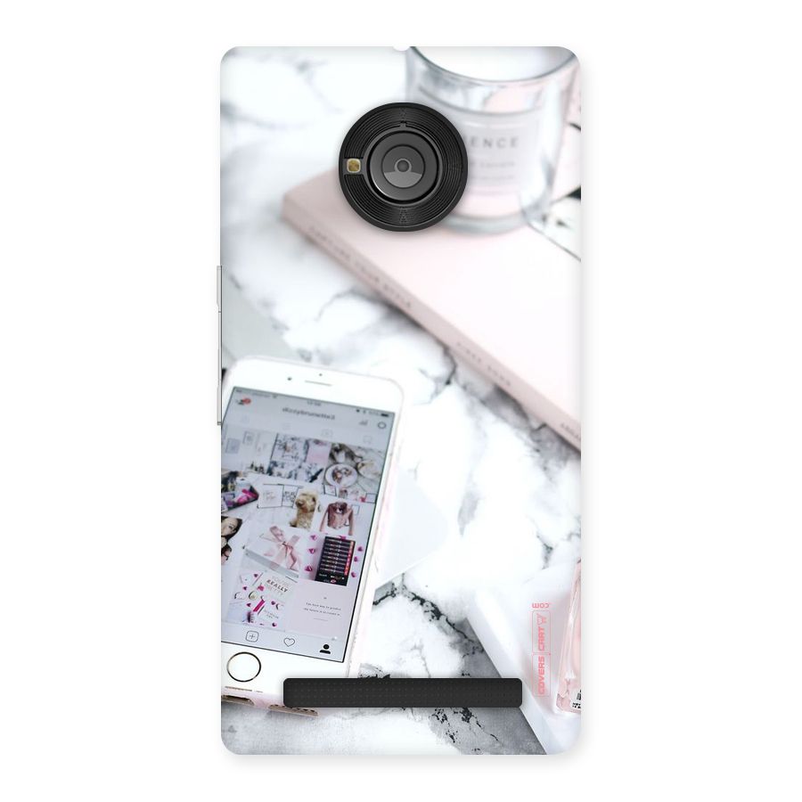 Make Up And Phone Back Case for Yu Yunique