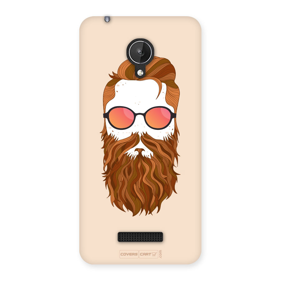 Man in Beard Back Case for Micromax Canvas Spark Q380