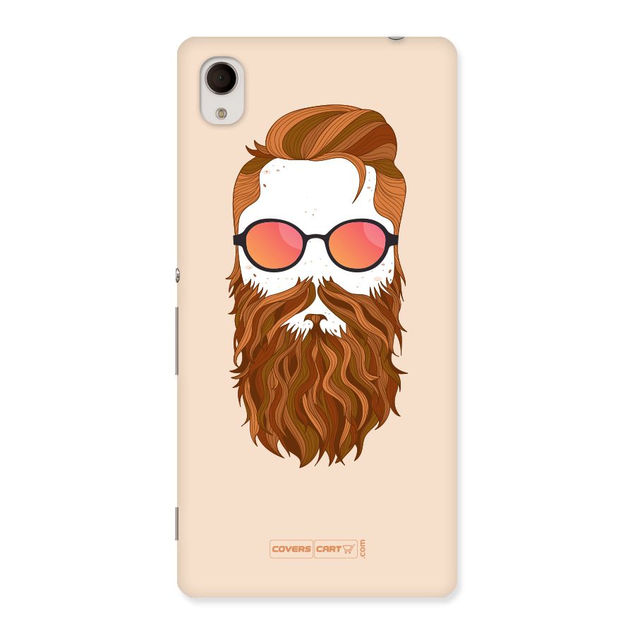 Man in Beard Back Case for Xperia M4 Aqua