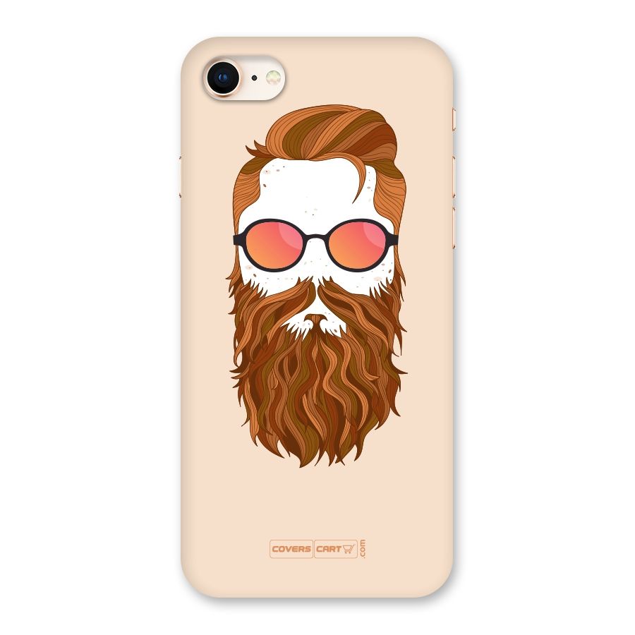 Man in Beard Back Case for iPhone 8