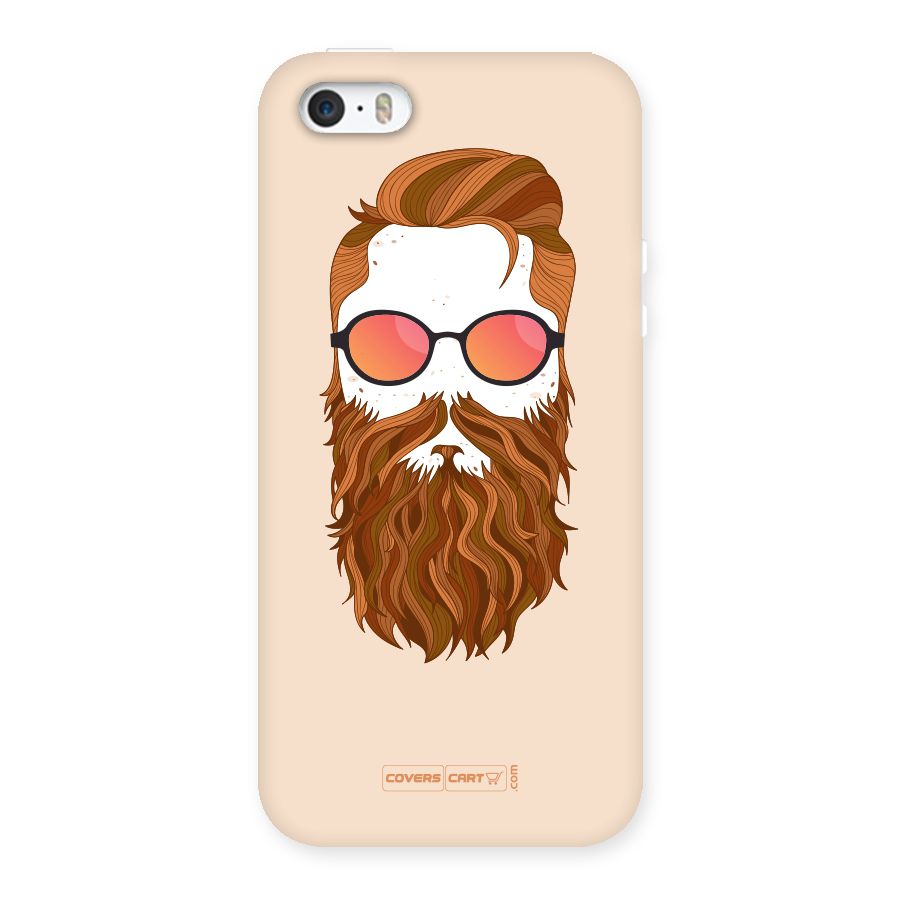 Man in Beard Back Case for iPhone SE