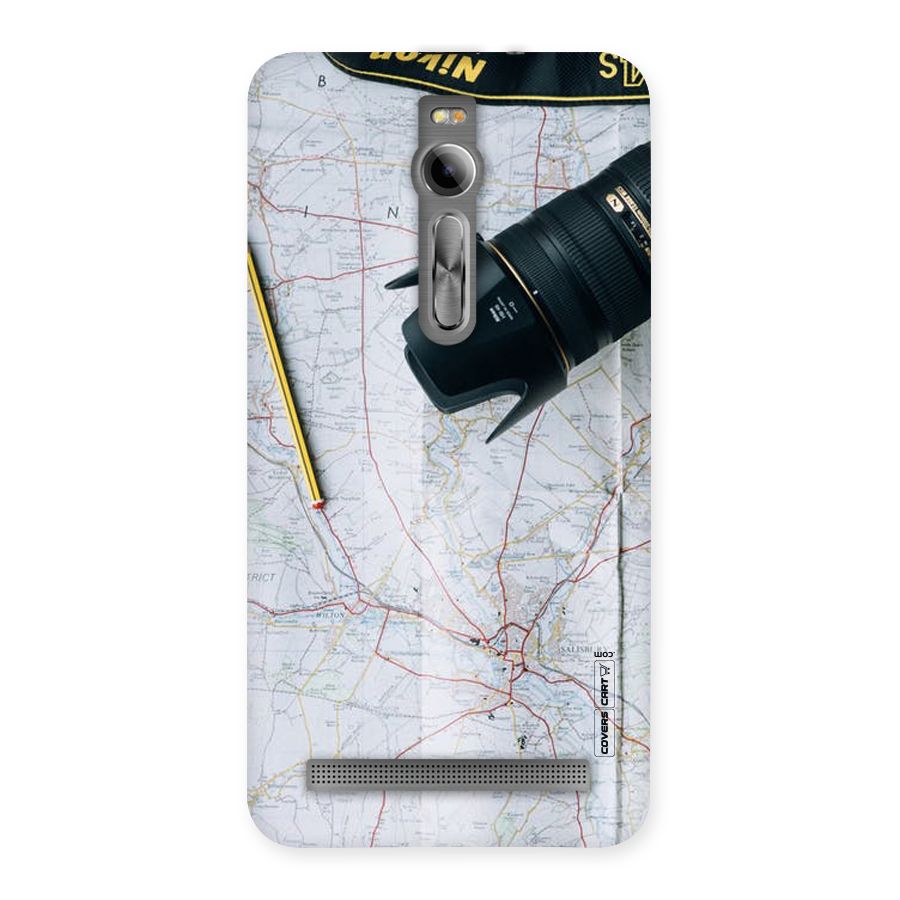 Map And Camera Back Case for Asus Zenfone 2