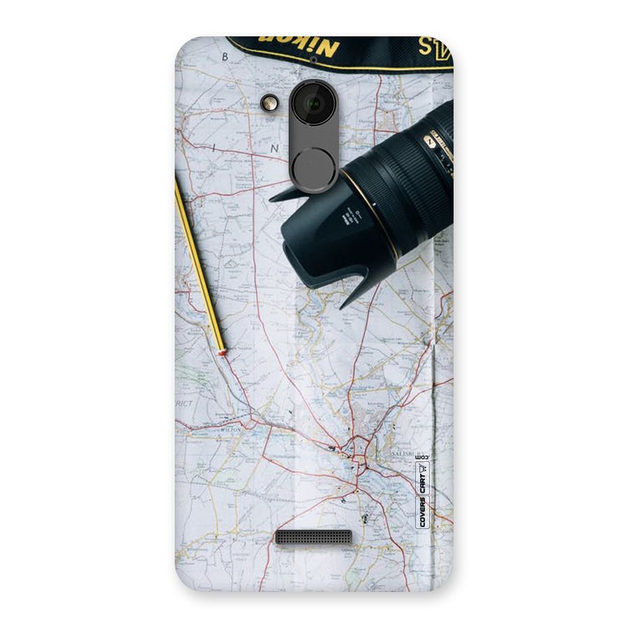 Map And Camera Back Case for Coolpad Note 5