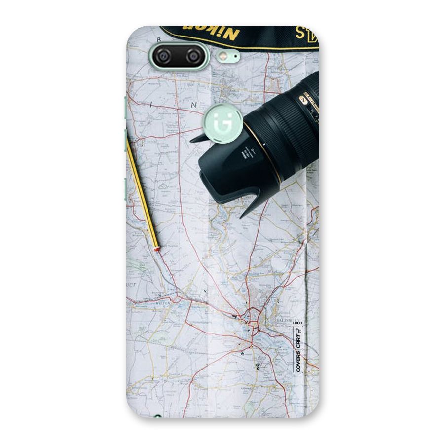 Map And Camera Back Case for Gionee S10