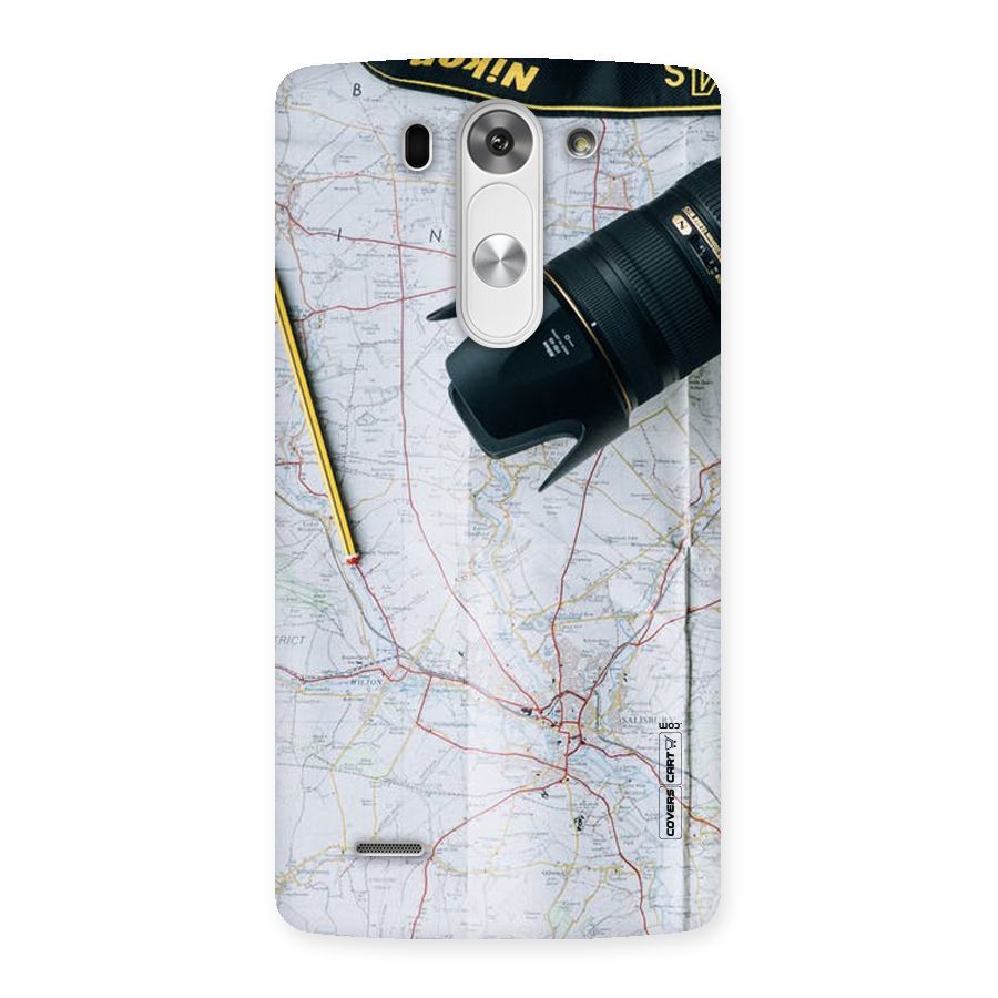 Map And Camera Back Case for LG G3 Mini
