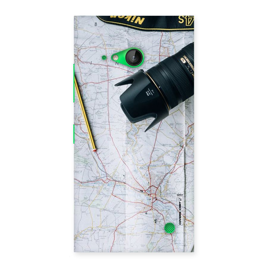 Map And Camera Back Case for Lumia 730