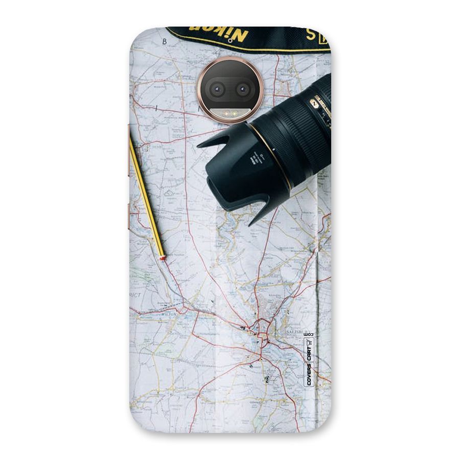 Map And Camera Back Case for Moto G5s Plus