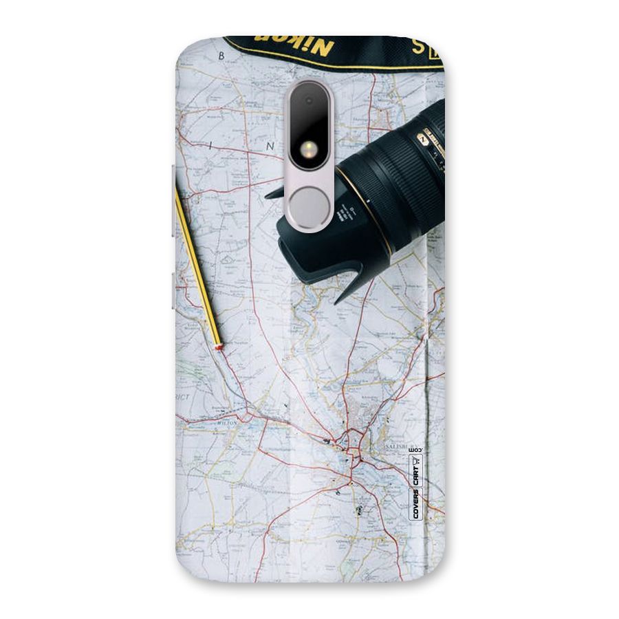 Map And Camera Back Case for Moto M