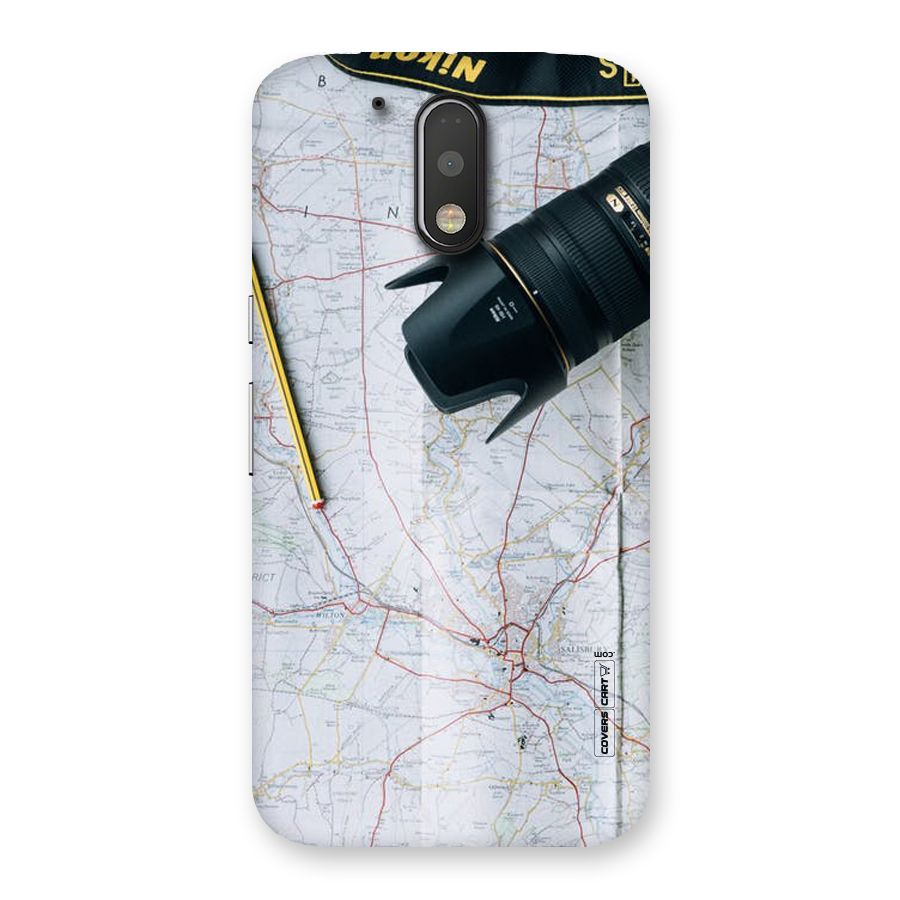 Map And Camera Back Case for Motorola Moto G4