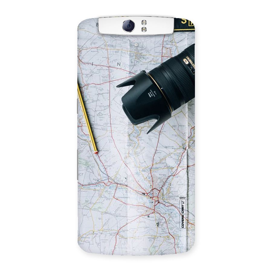 Map And Camera Back Case for Oppo N1