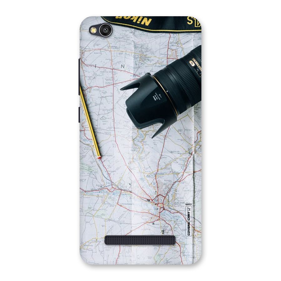 Map And Camera Back Case for Redmi 4A