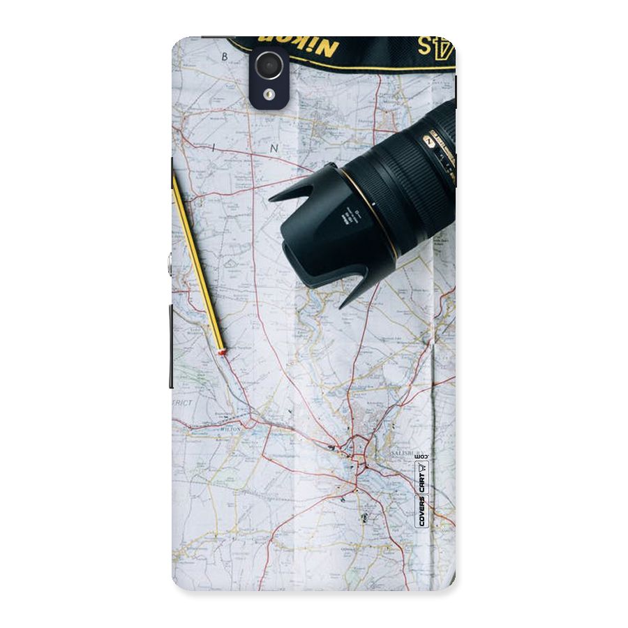 Map And Camera Back Case for Sony Xperia Z