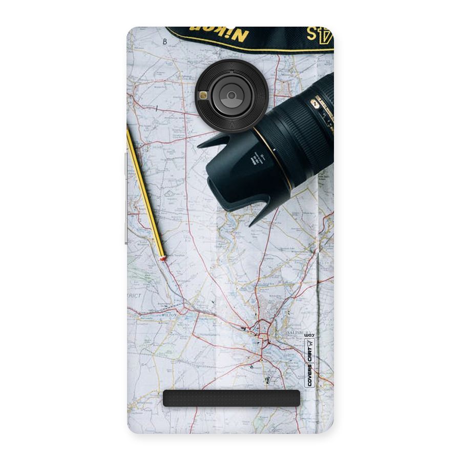 Map And Camera Back Case for Yu Yuphoria