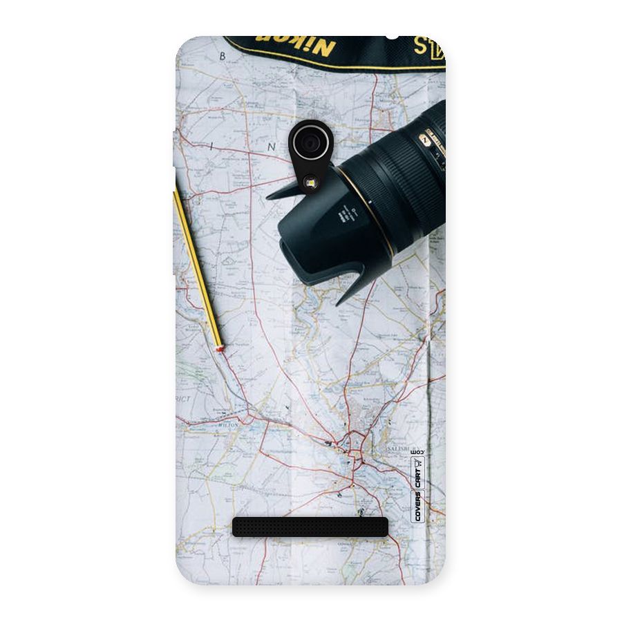 Map And Camera Back Case for Zenfone 5
