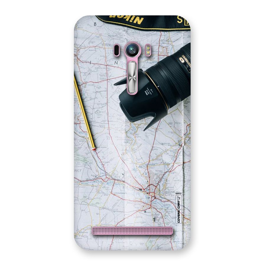 Map And Camera Back Case for Zenfone Selfie