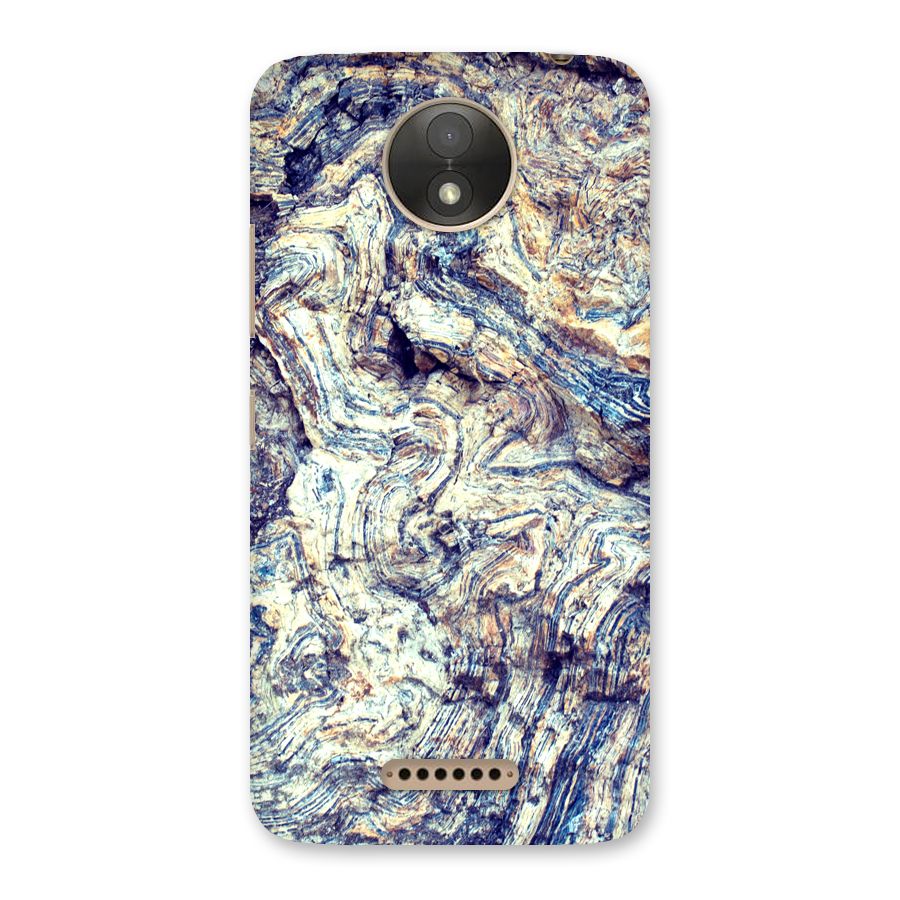 Marble Pattern Back Case for Moto C Plus