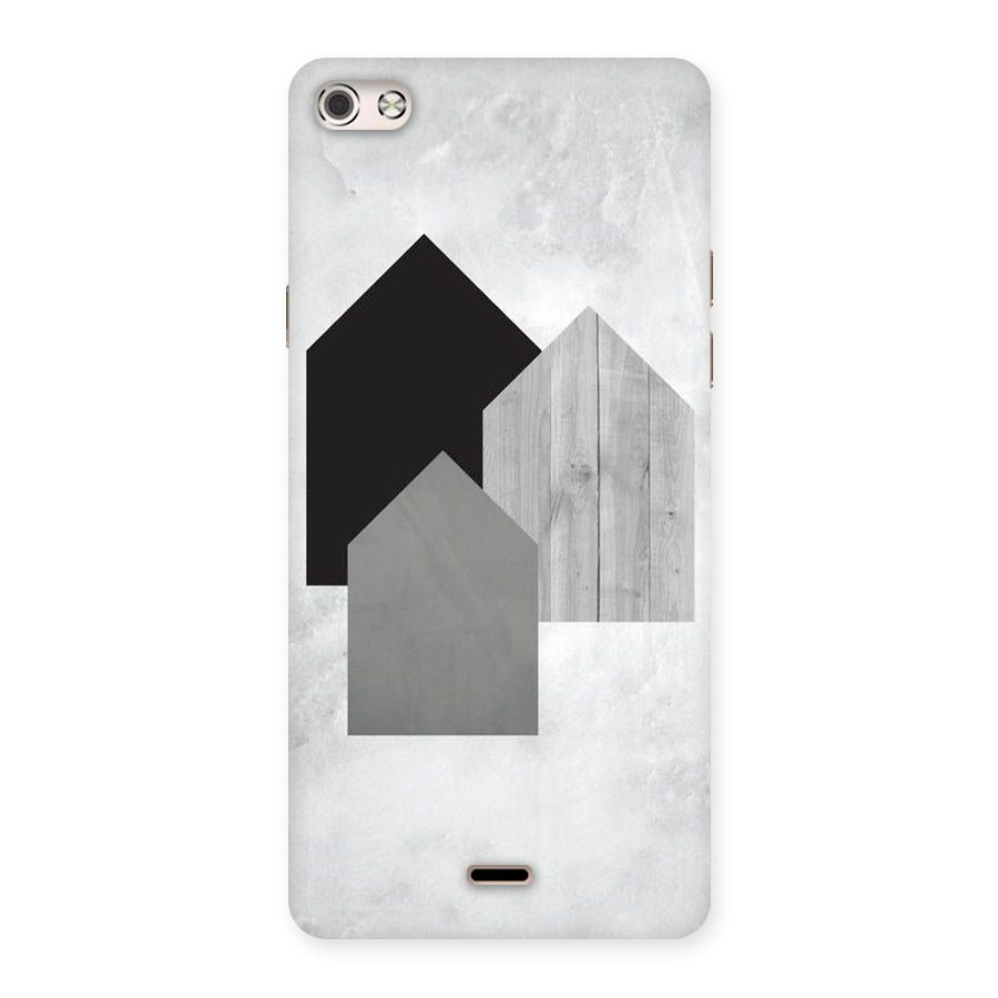 Marble Poster Back Case for Micromax Canvas Silver 5