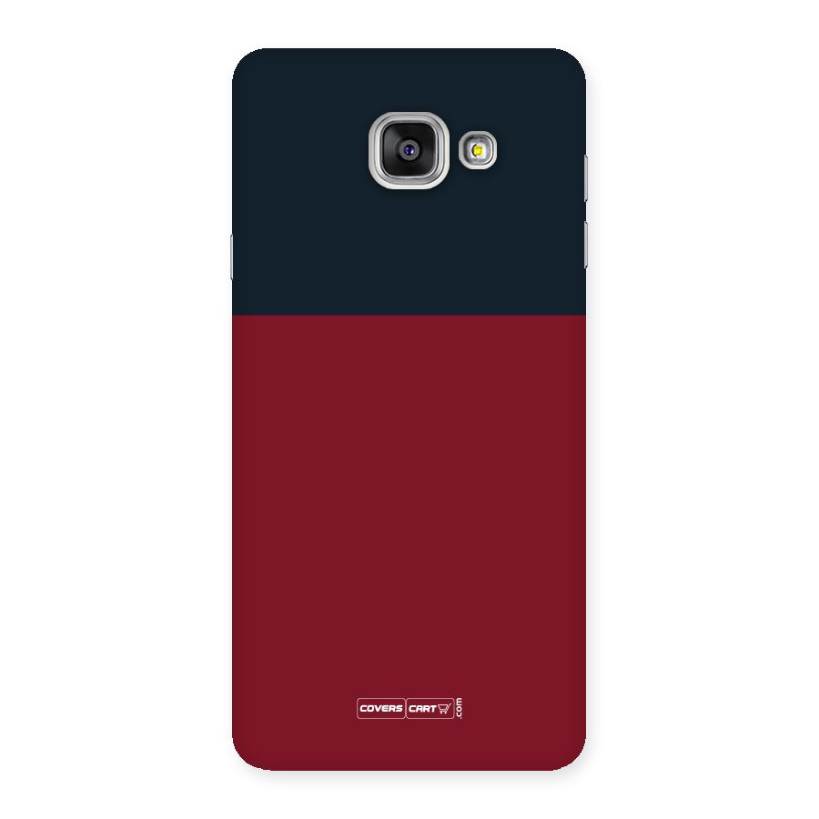 Maroon and Navy Blue Back Case for Galaxy A7 2016