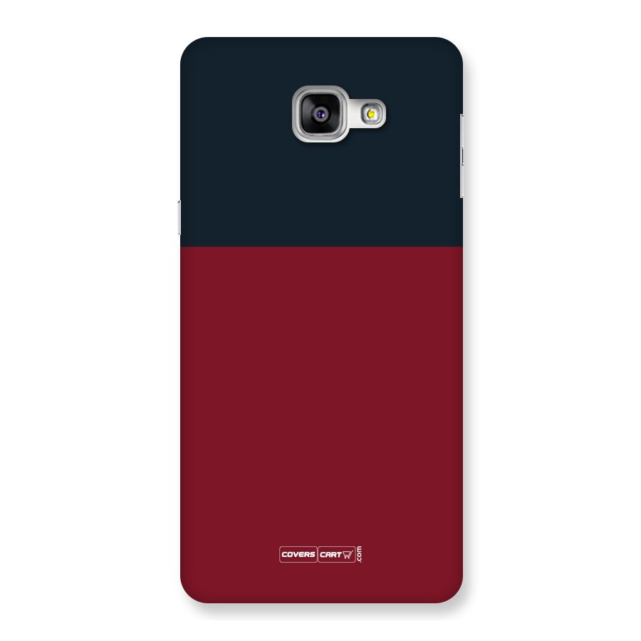 Maroon and Navy Blue Back Case for Galaxy A9