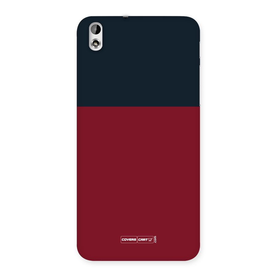 Maroon and Navy Blue Back Case for HTC Desire 816g