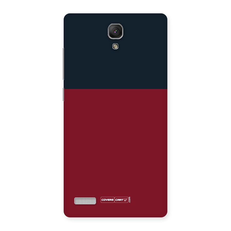Maroon and Navy Blue Back Case for Redmi Note Prime