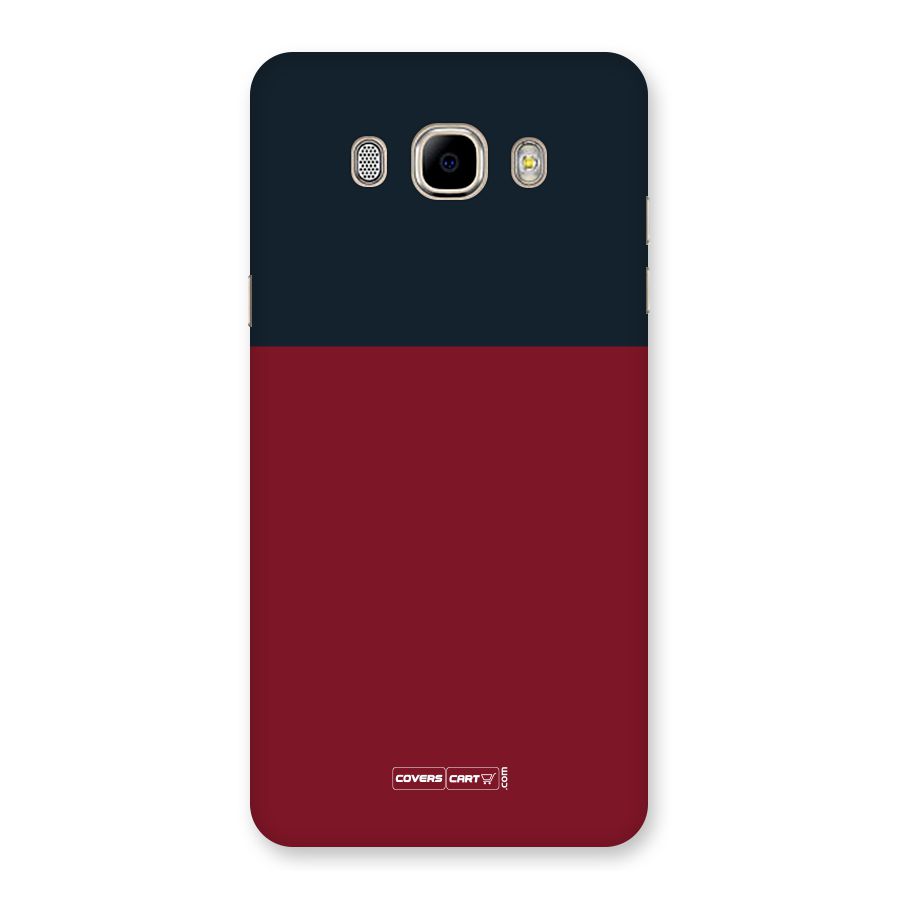 Maroon and Navy Blue Back Case for Samsung Galaxy J7 2016