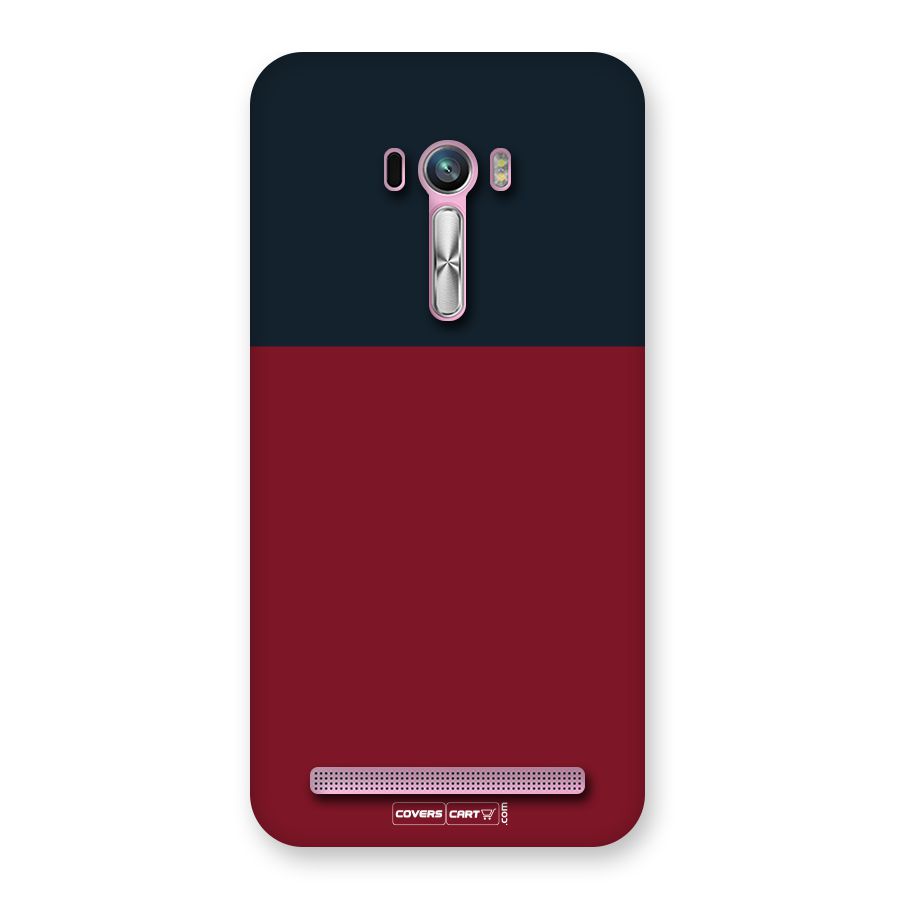 Maroon and Navy Blue Back Case for Zenfone Selfie