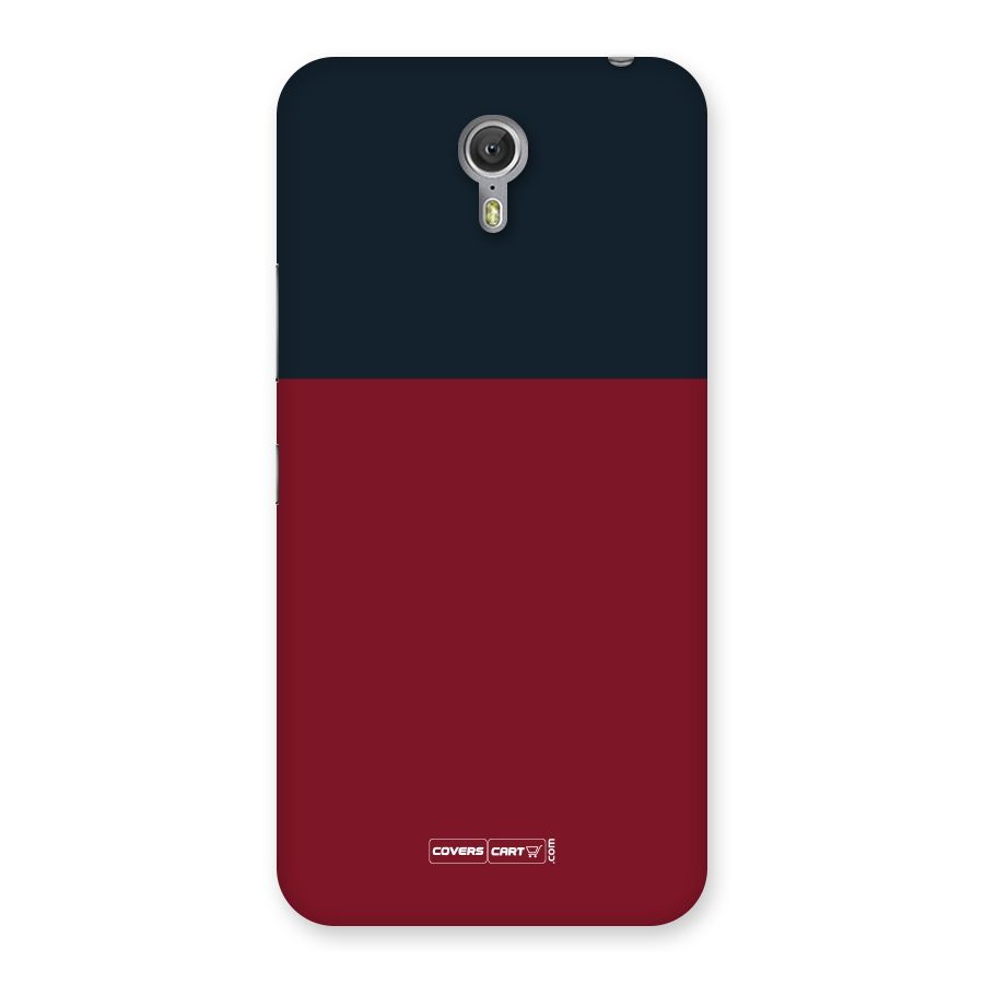 Maroon and Navy Blue Back Case for Zuk Z1