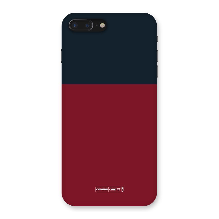 Maroon and Navy Blue Back Case for iPhone 7 Plus