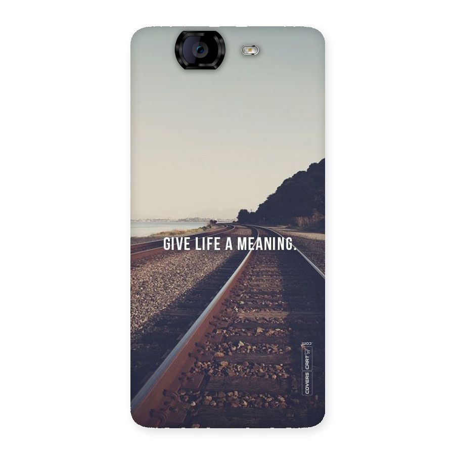 Meaning To Life Back Case for Canvas Knight A350