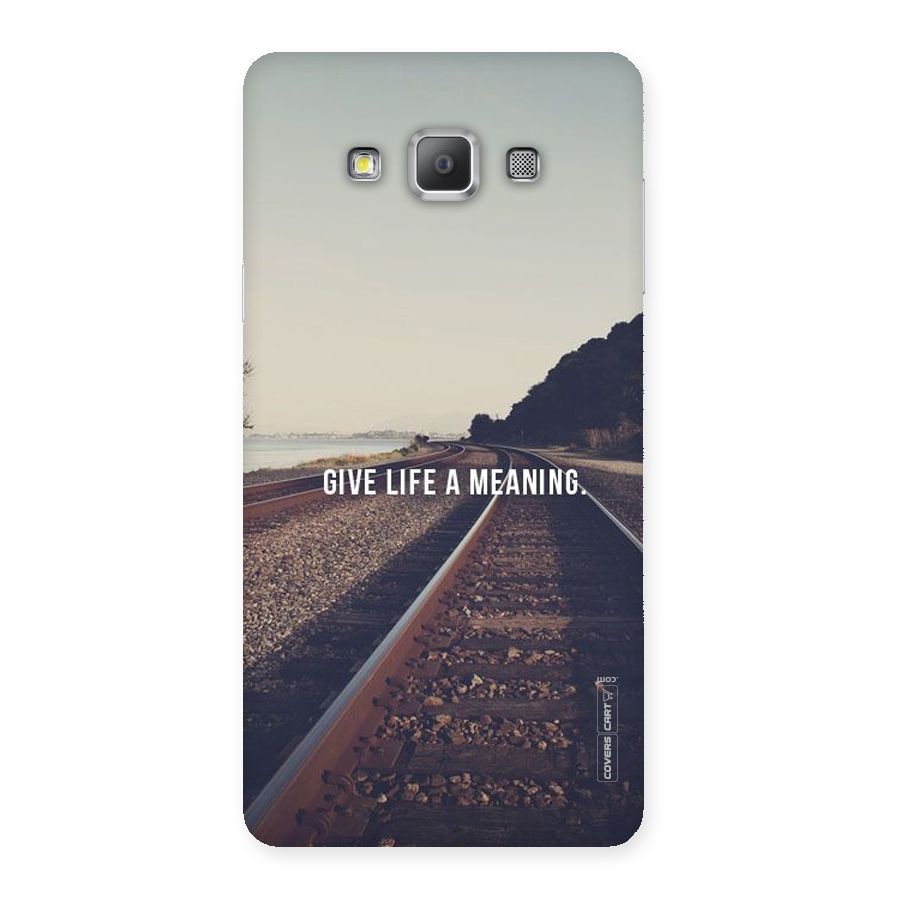 Meaning To Life Back Case for Galaxy A7