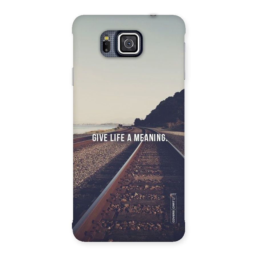 Meaning To Life Back Case for Galaxy Alpha