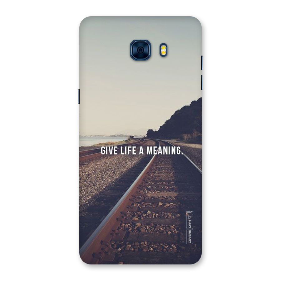 Meaning To Life Back Case for Galaxy C7 Pro